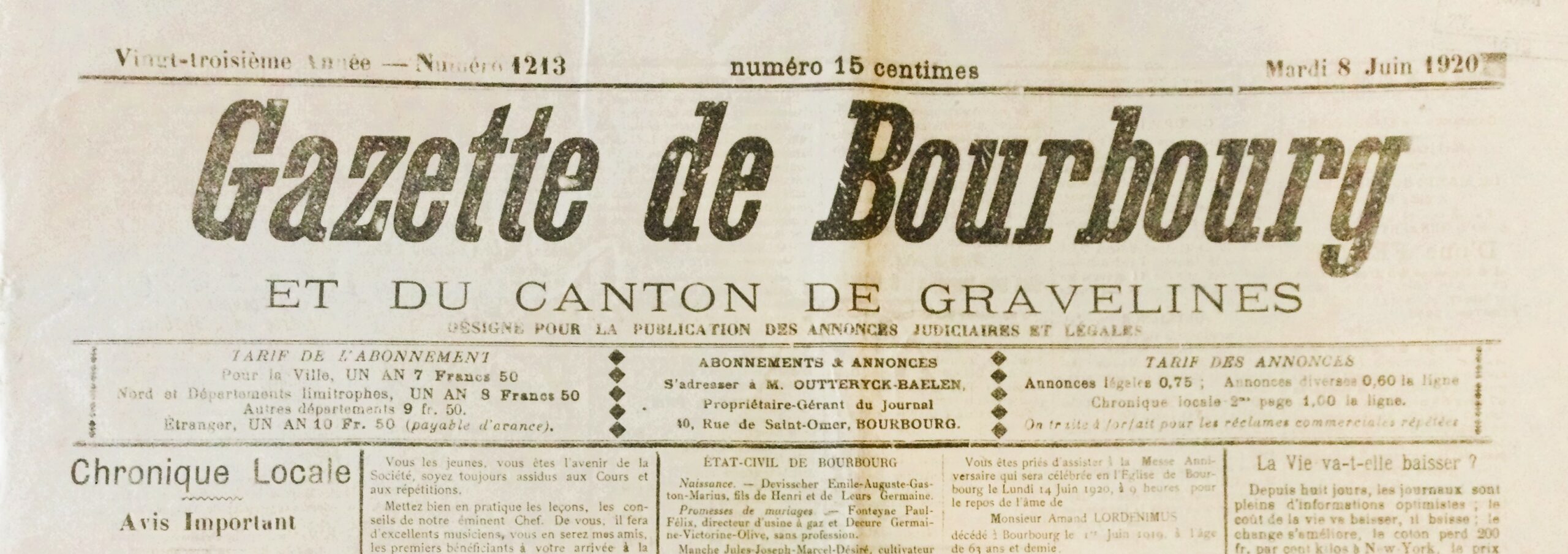 La Gazette de Bourbourg