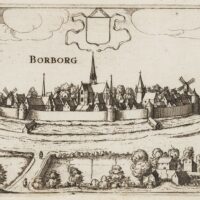 Bourbourg - Plan de la ville au 17e siècle