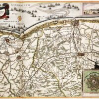 Carte de la Flandre maritime par Visscher (1644)