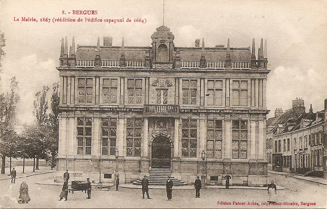 Bergues - La mairie en 1867