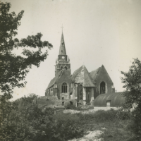 Flêtre - L'Eglise en 1918