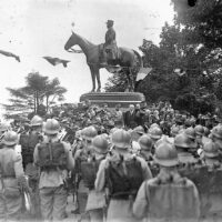 Inauguration du monument du Maréchal Foch à Cassel