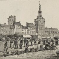 Bailleul - La place un jour de marché