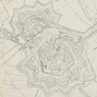 Plan de la ville de Gravelines vers 1860