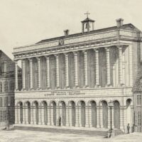 L'Hôtel de ville d'Hazebrouck vers 1850