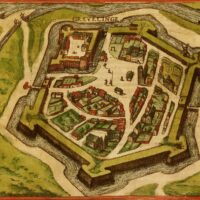 Plan de Gravelines à la fin du XVIe siècle
