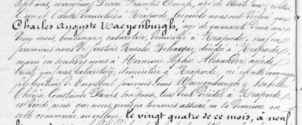 Acte de décès