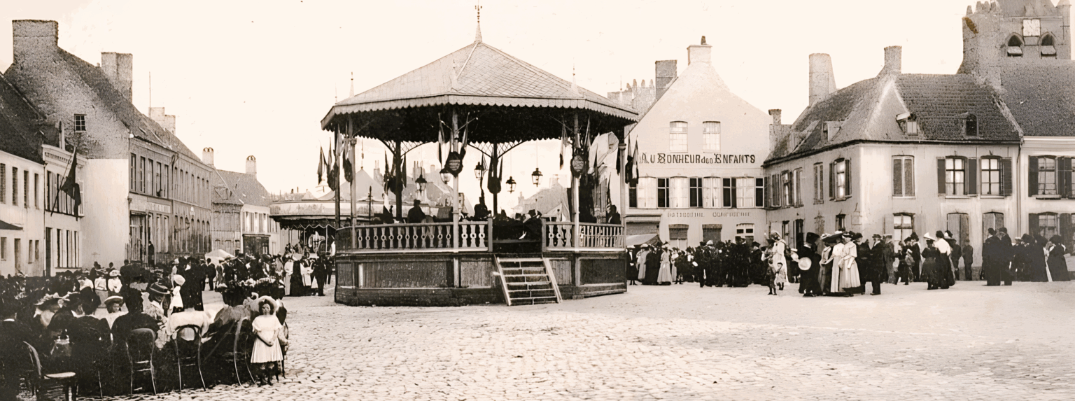 Bourbourg - Le kiosque en 1907