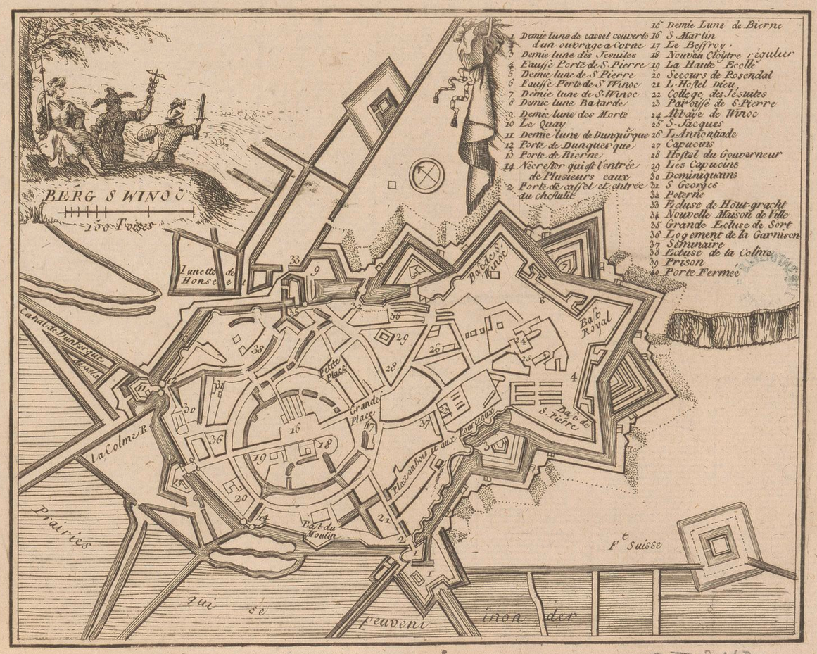 Plan de Bergues (Premiere moitié du XVIIIe siècle)