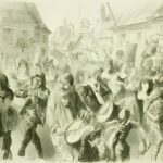 Une mascarade à Dunkerque à la mi-carême