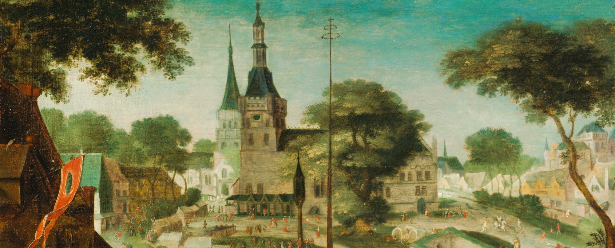 Jacob Savery - La place de Bailleul un jour de kermesse (vers 1620)